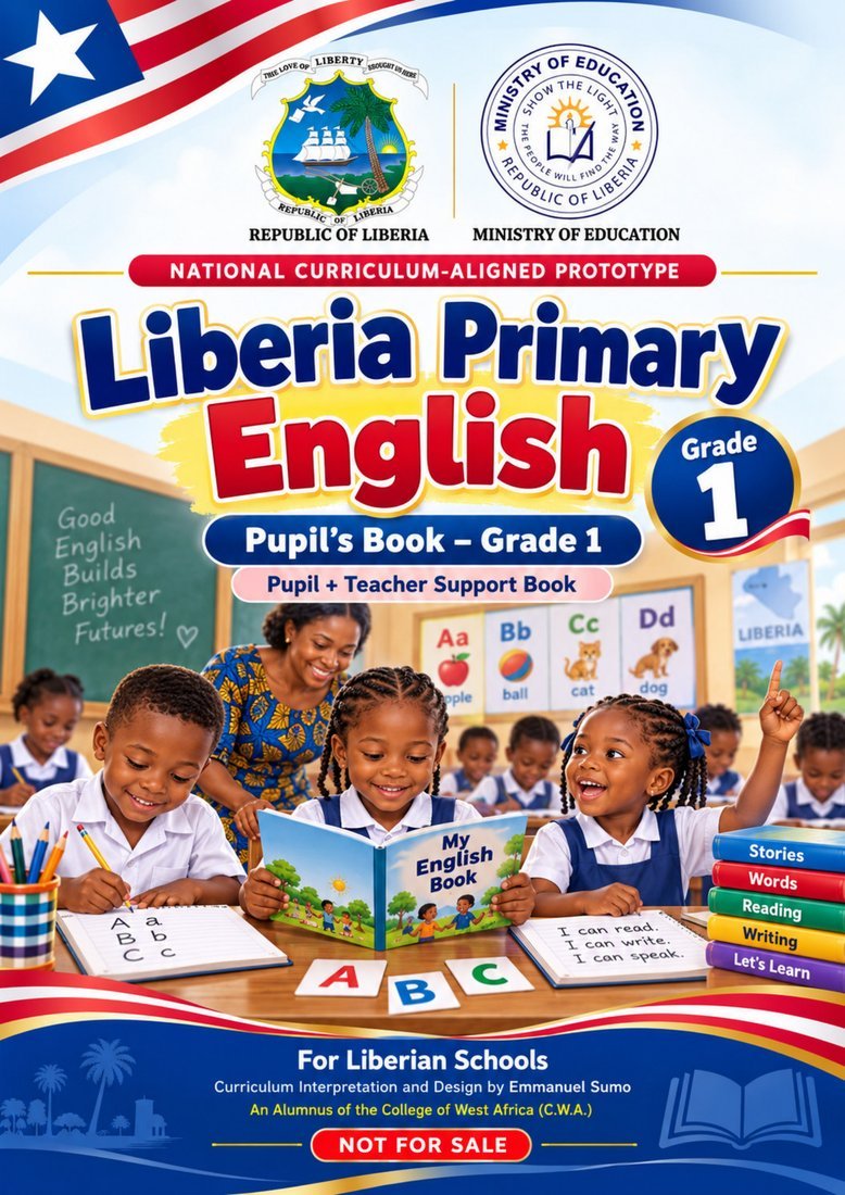 Liberia Primary English Grade 1 book cover