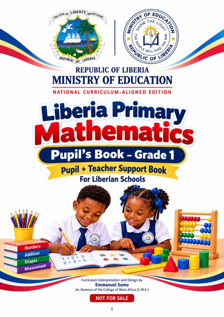 Liberia Primary Mathematics Grade 1 book cover